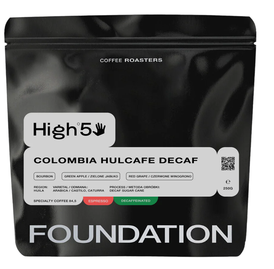 Coffee Colombia Hulcafe Decaf Espresso