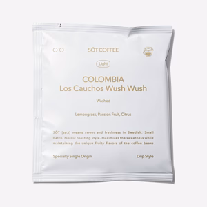Colombia Los Cauchos Wush Wush Washed Drip Bag