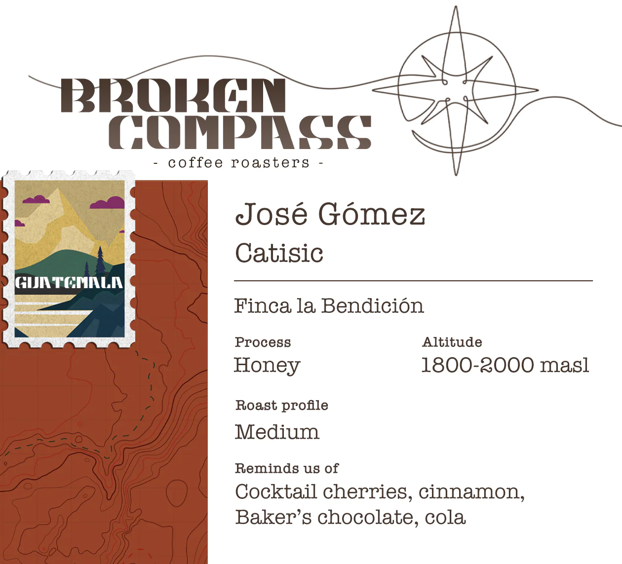 José Gómez Catisic Coffee - Honey Process