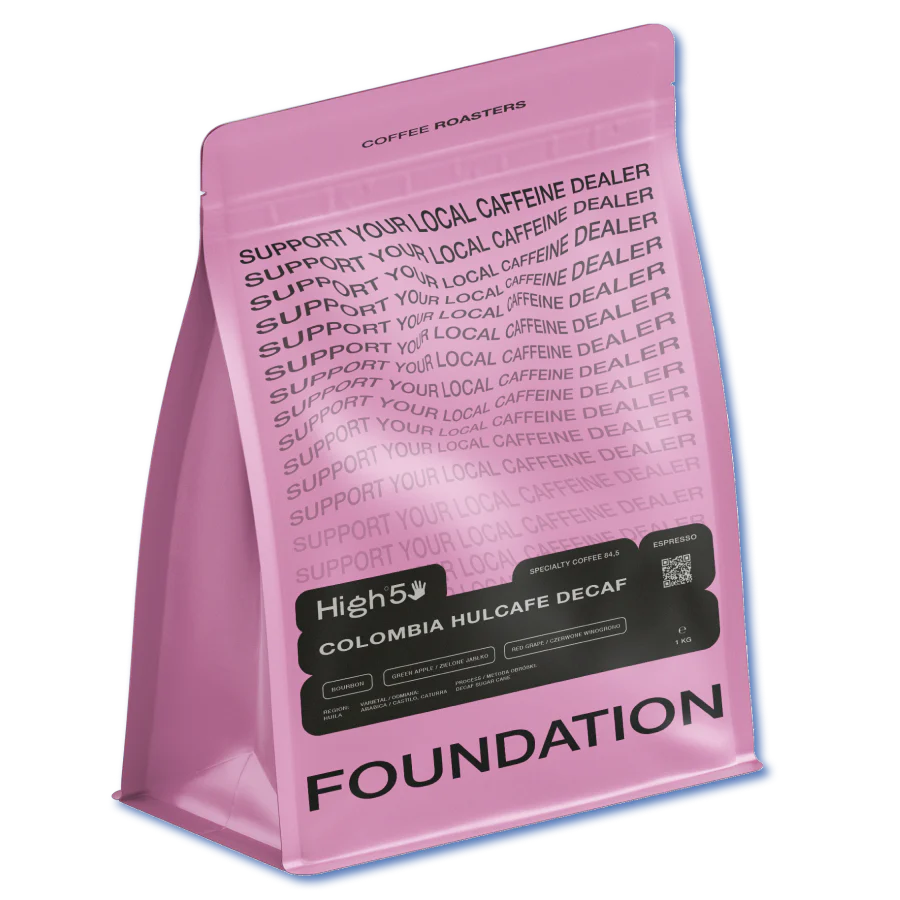 Coffee Colombia Hulcafe Decaf espresso 1 kg