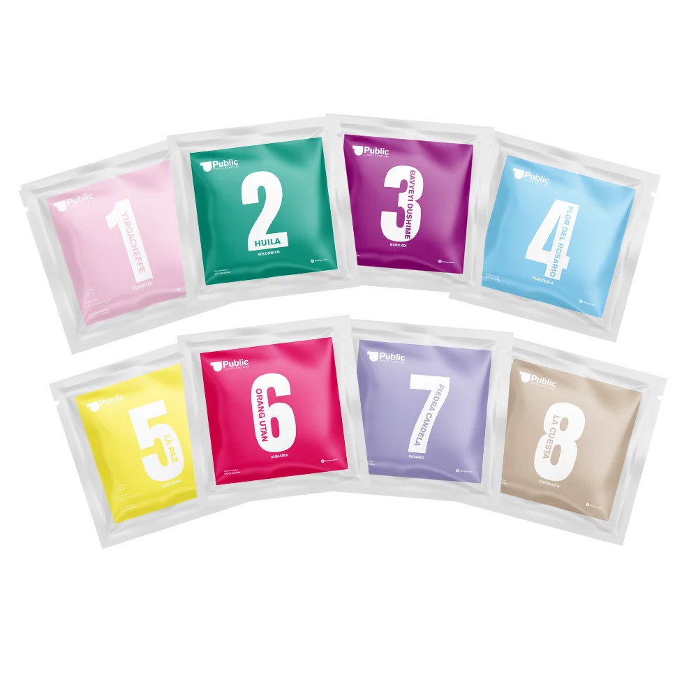 Single Cup Coffee 8er Set Mix