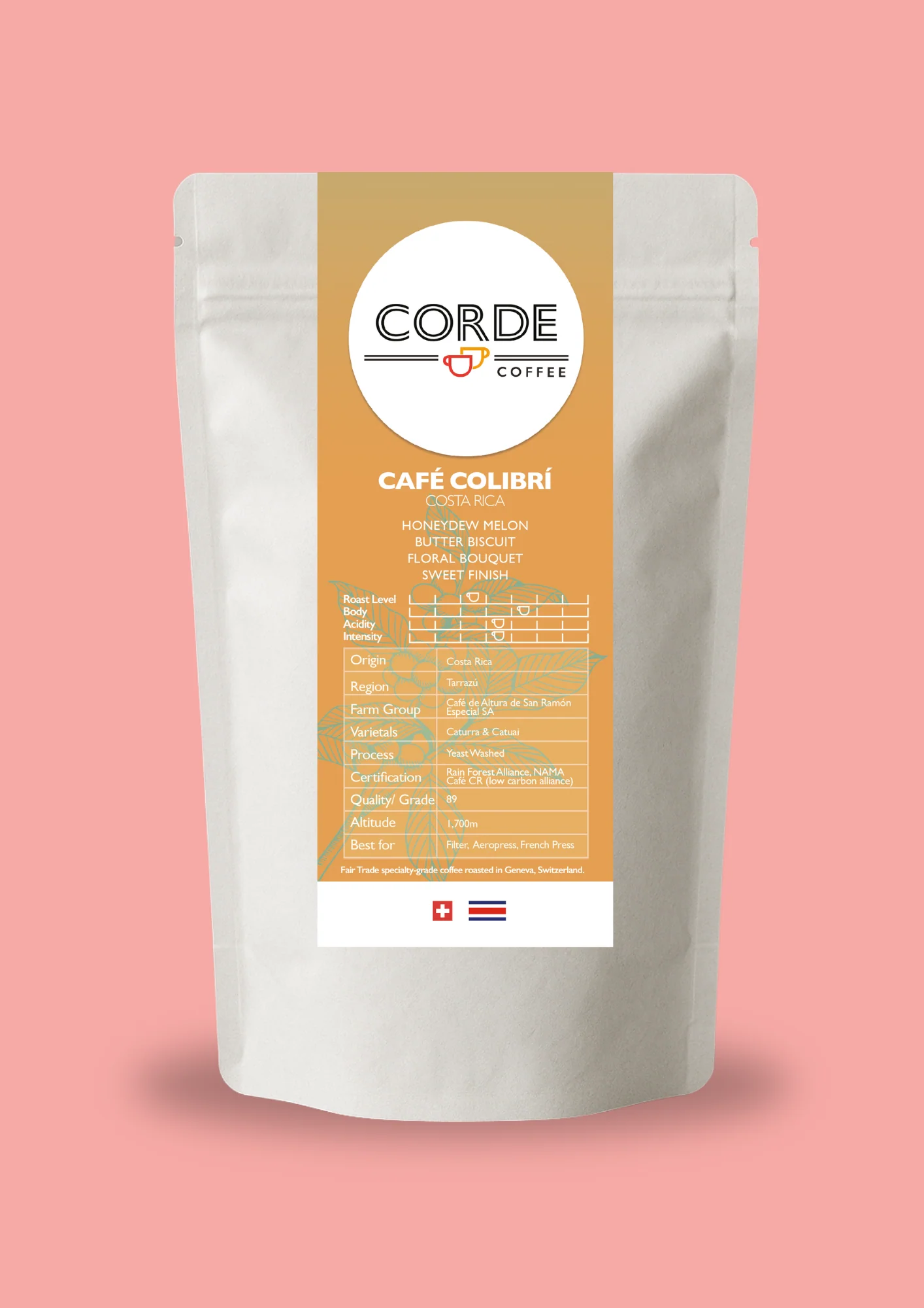 COSTA RICA CAFÉ COLIBRI