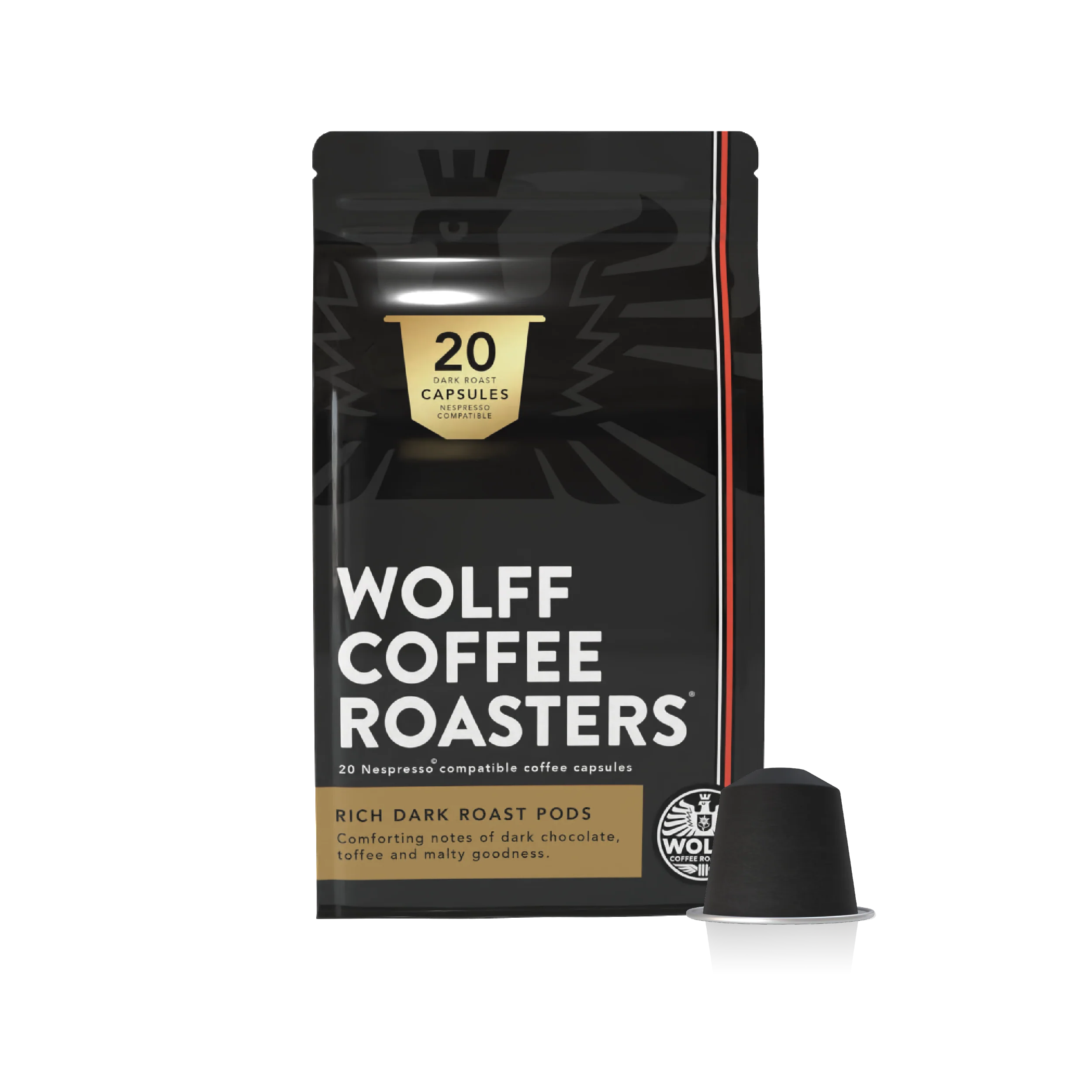 Rich Dark Roast Coffee Capsules – Nespresso® Compatible Pods