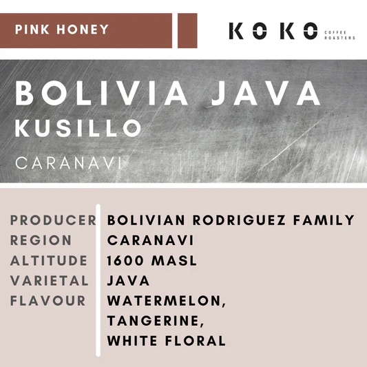 Bolivia La Linda Pink Honey