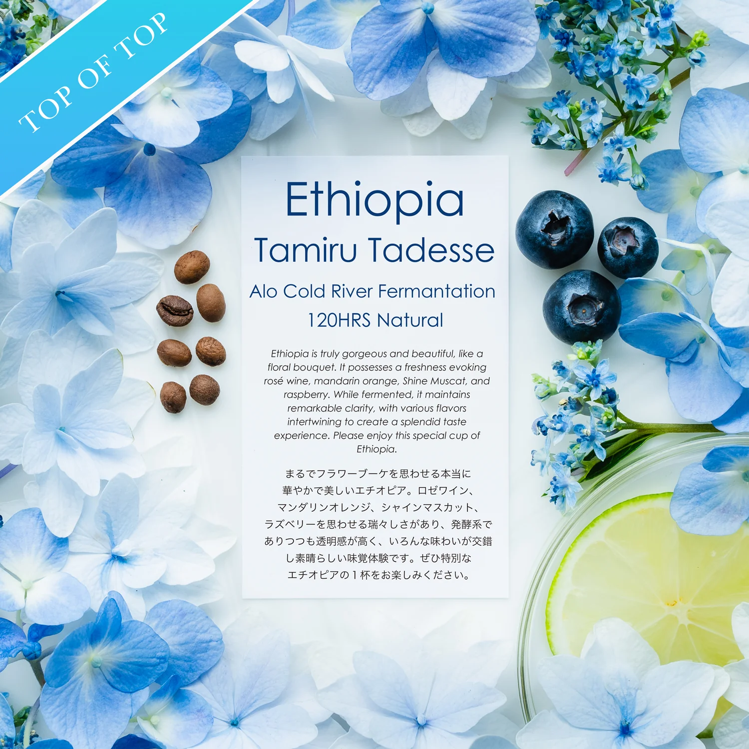 Ethiopia Tamiru Tadesse Alo Cold River Fermentation 120hrs Natural