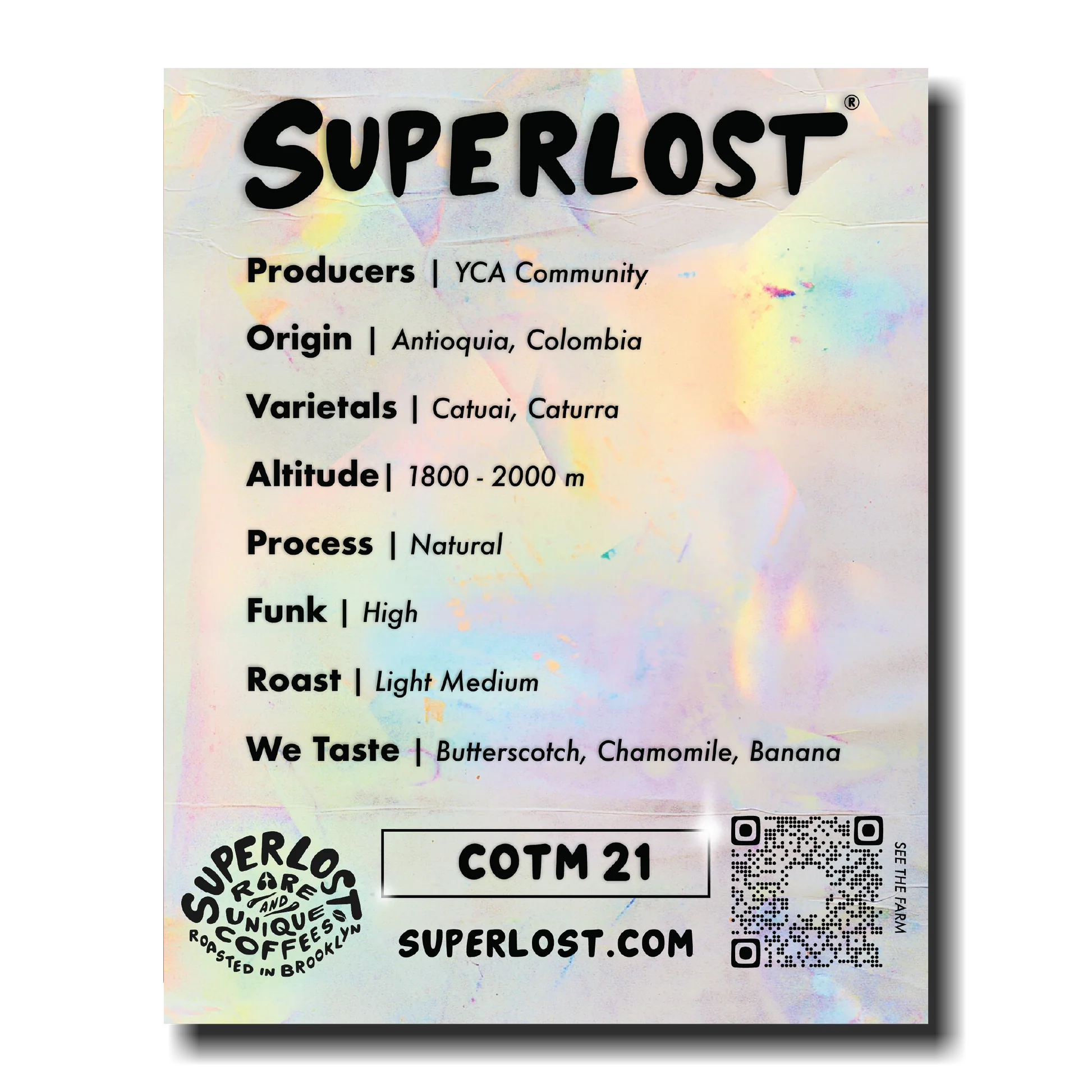 Banana Butterscotch Chamomile