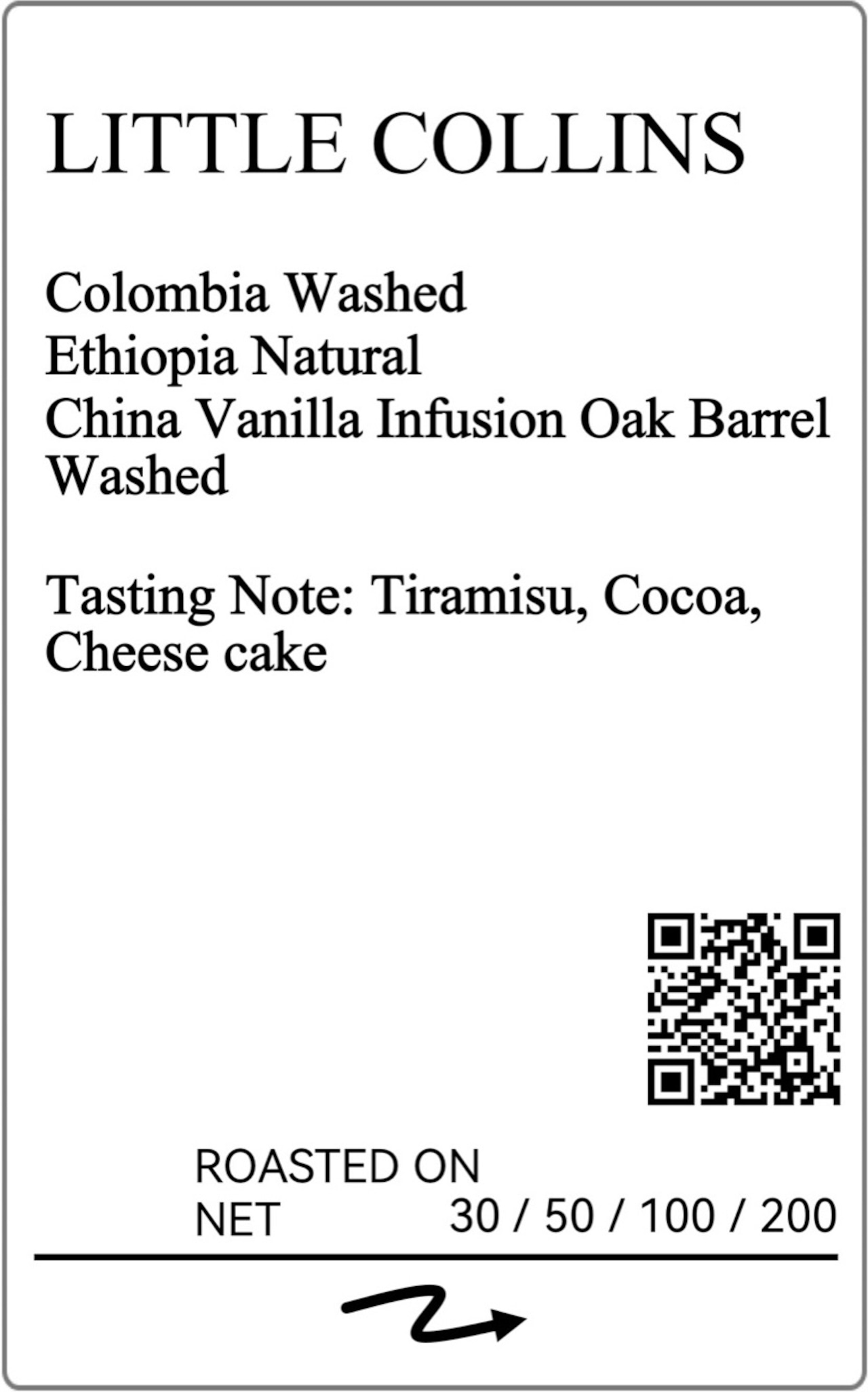 HOUSE BLEND "LITTLE COLLINS"