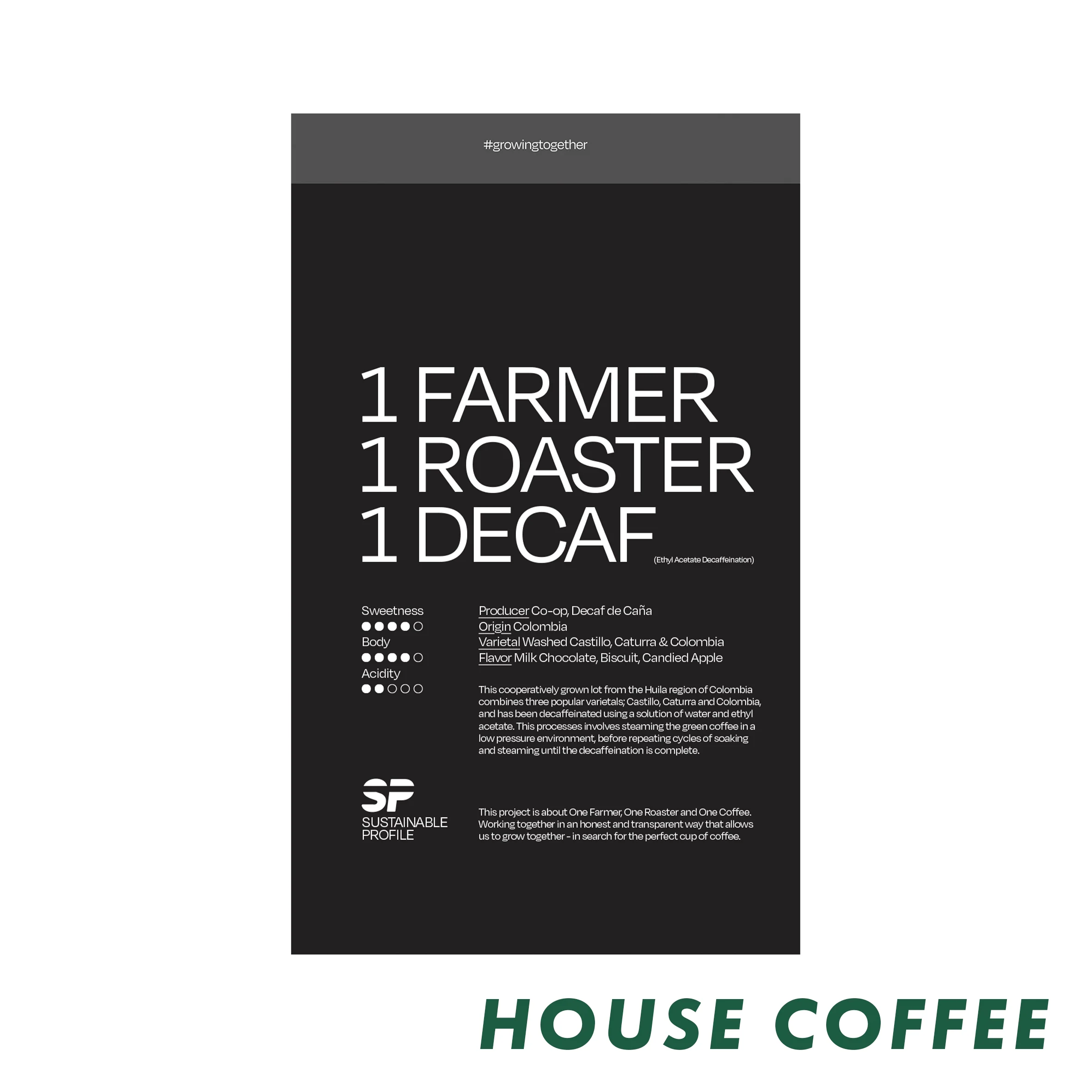 Sustainable Profile Coffee - Decaf
