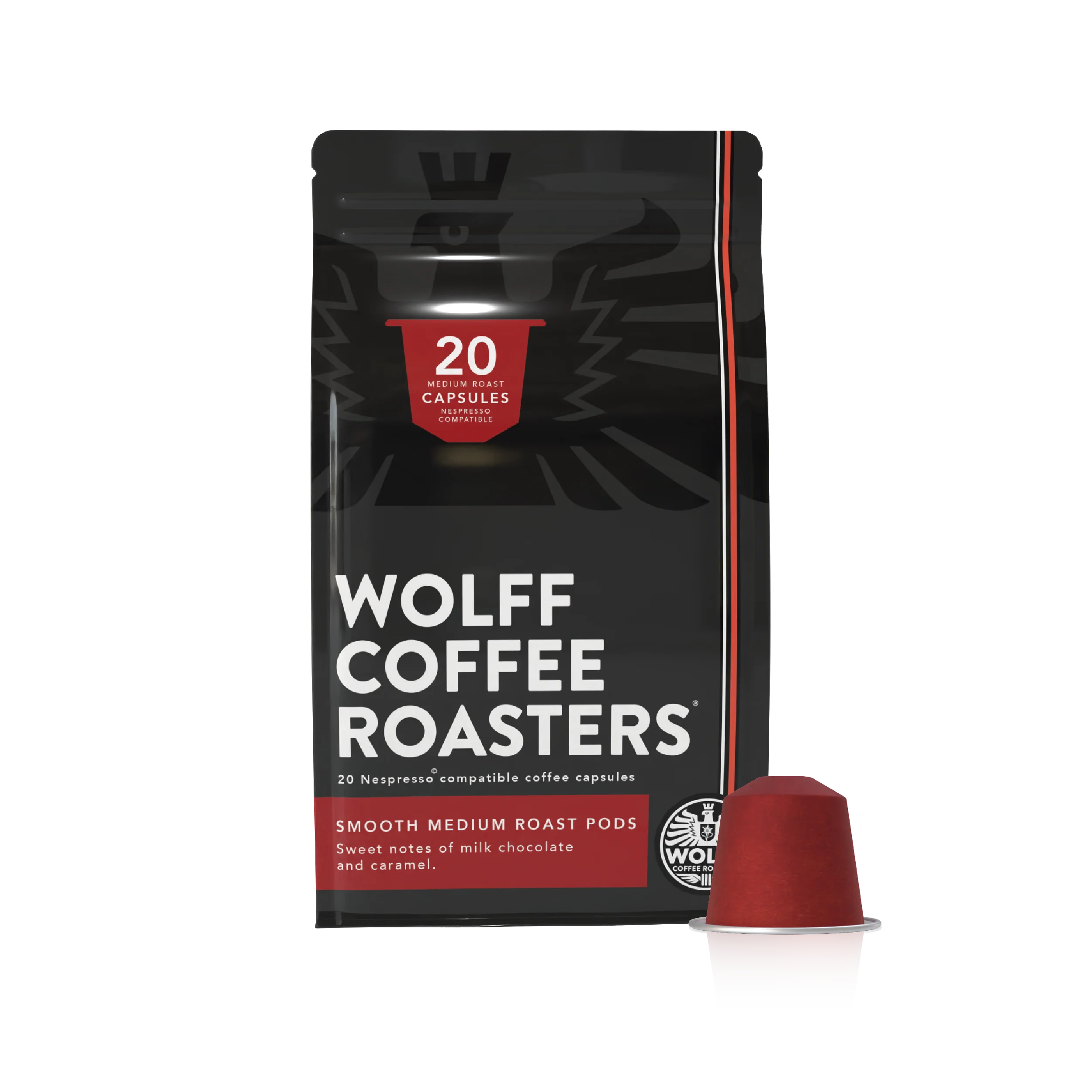 Smooth Medium Roast Coffee Capsules