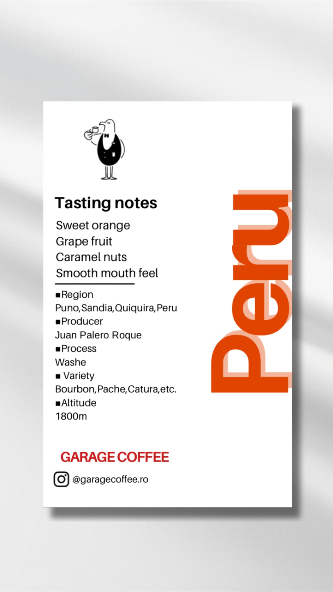 Peru Juan Palero Roque Washed