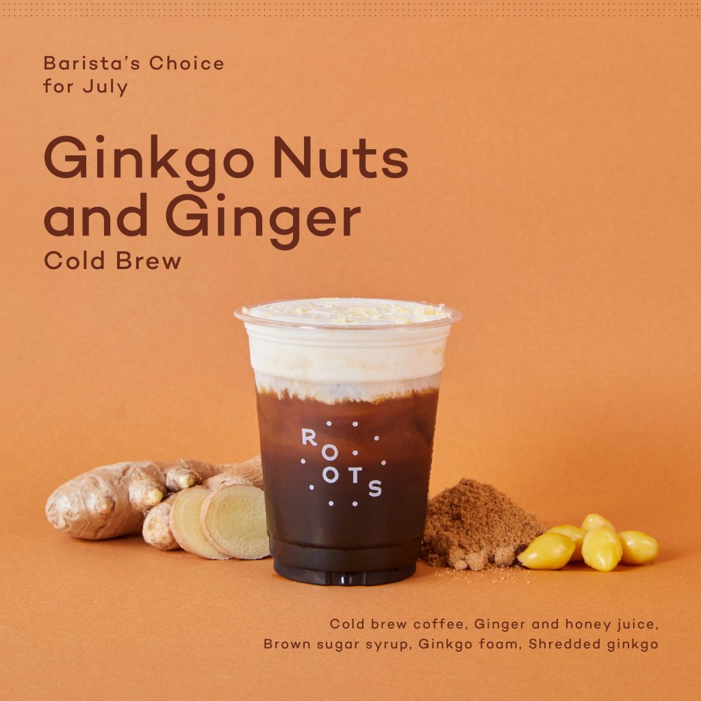 Ginkgo Nuts and Ginger Cold Brew