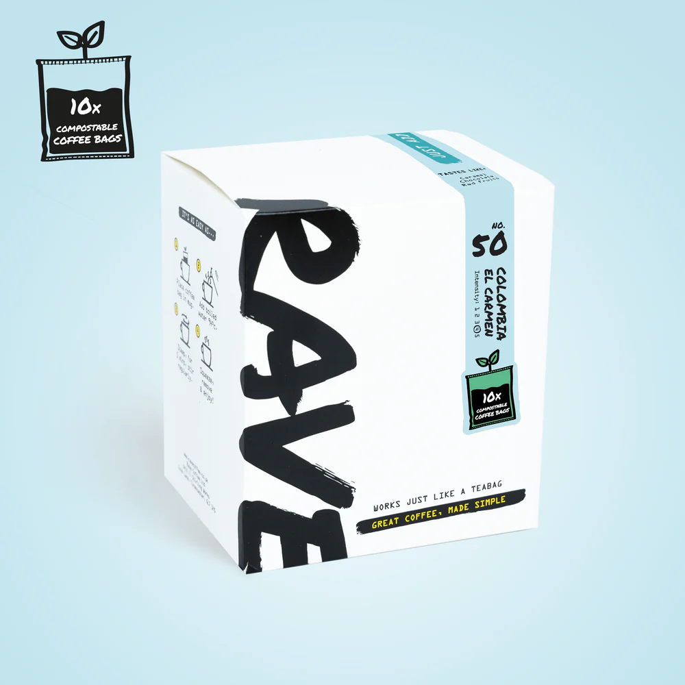 Colombia El Carmen Compostable Coffee Bags - 10 pack