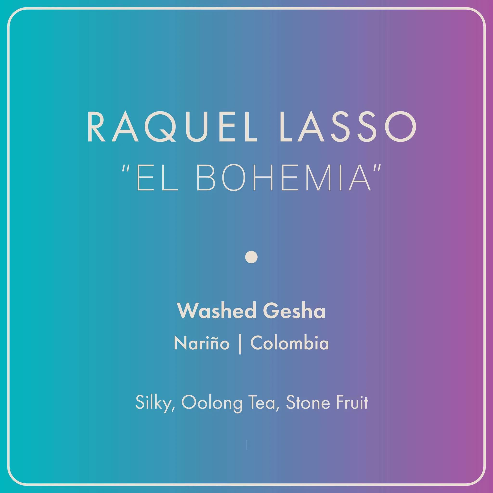 Raquel Lasso "Finca Bohemia"