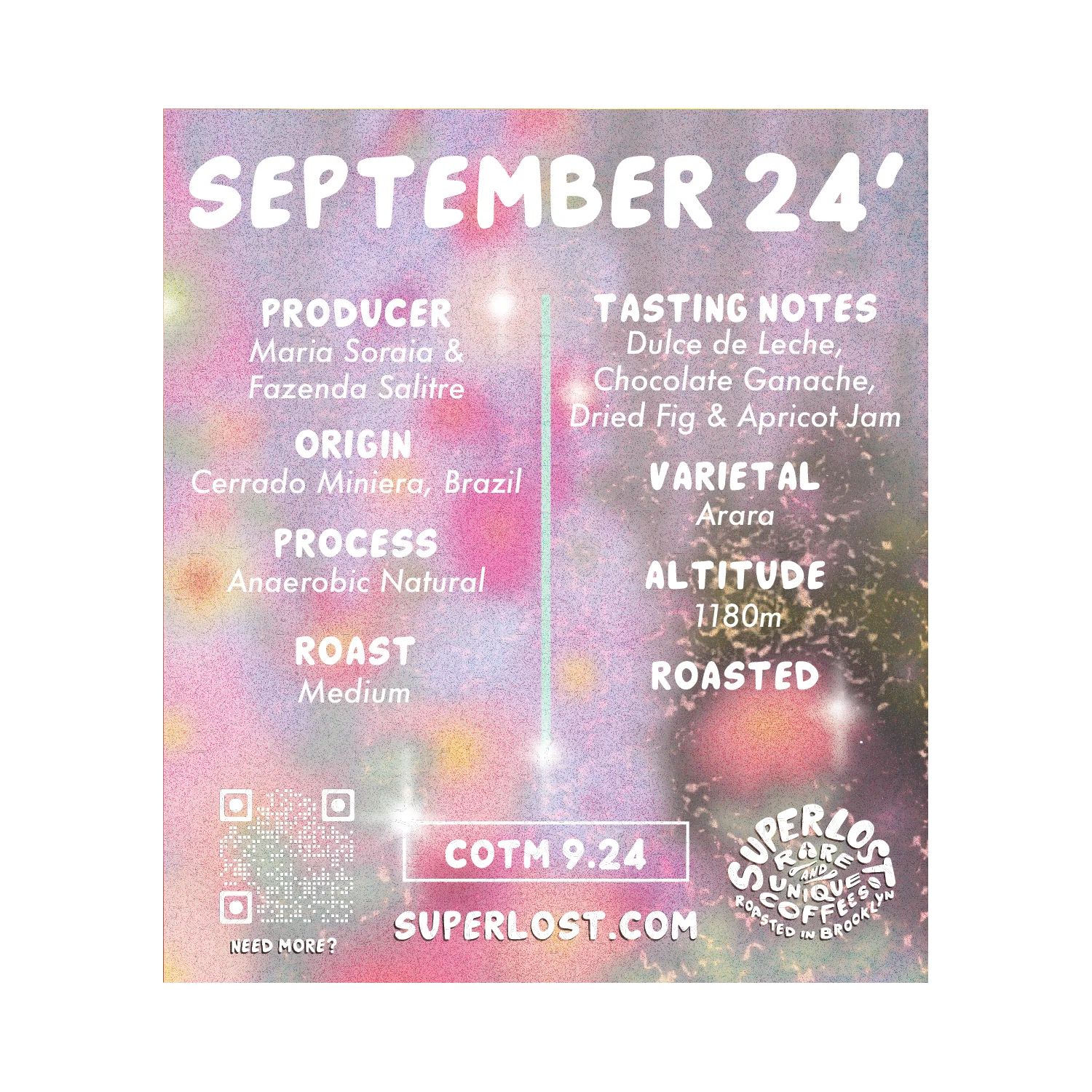 COTM 9 (Maria Soraia & Fazenda Salitre - Anaerobic Natural)