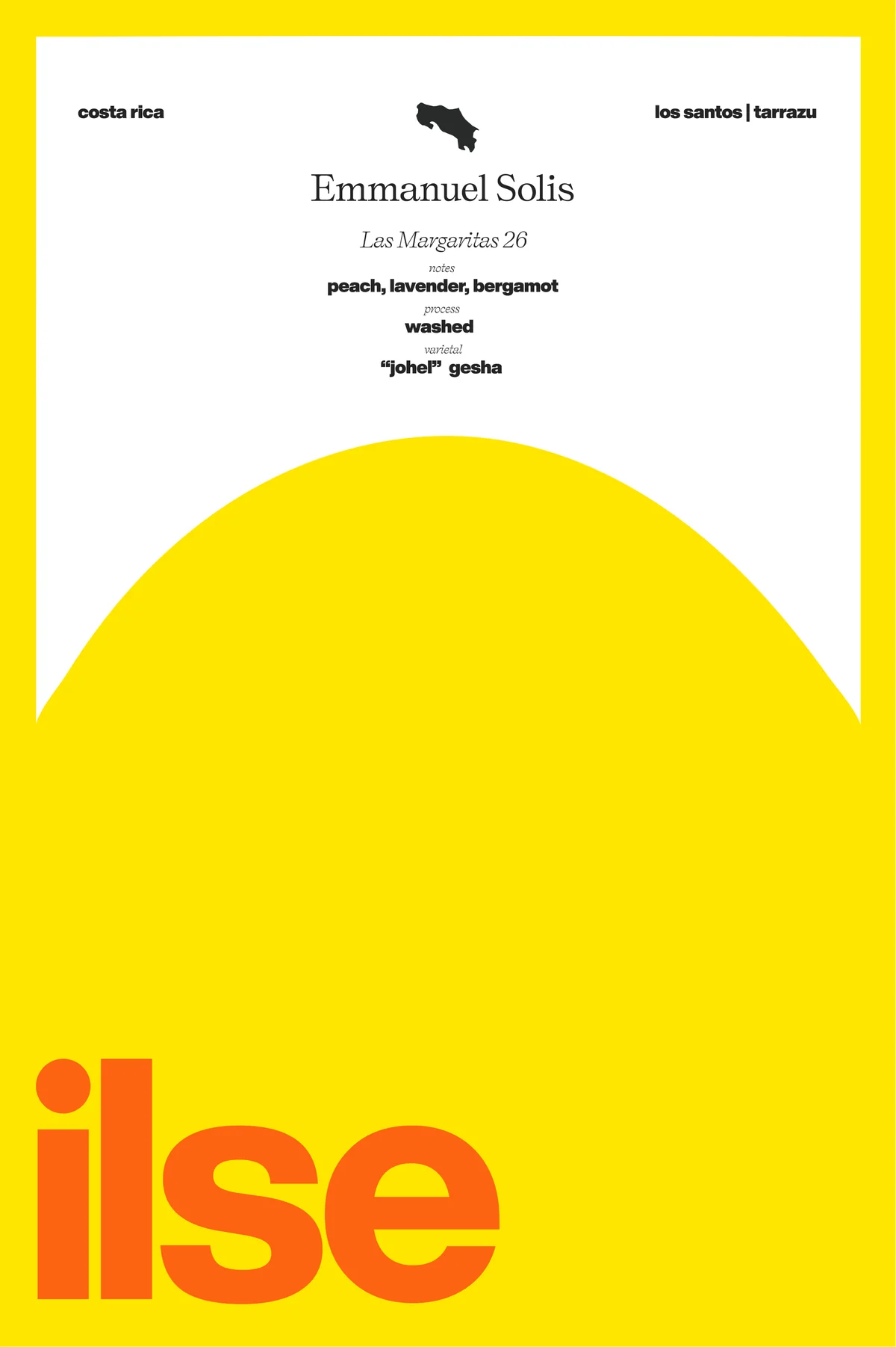 Costa Rica | Emmanuel Solis Las Margaritas 26 Washed Johel Gesha
