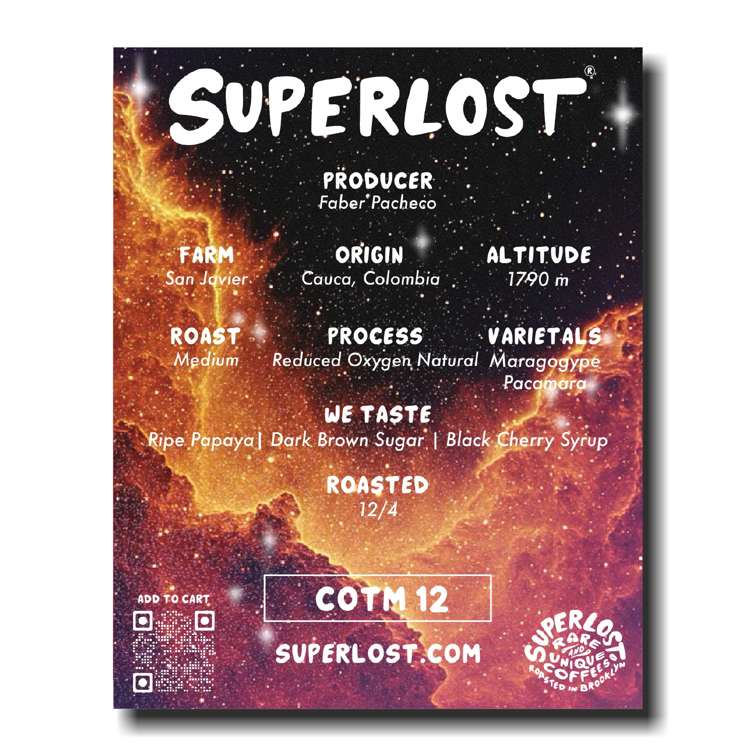 COTM 12 (Reduced Oxygen Natural | Faber Pacheco)