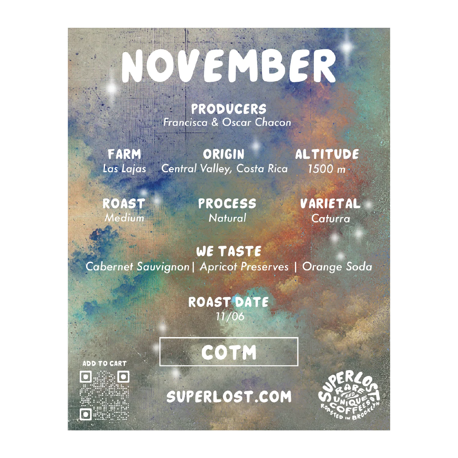 COTM 11 (Alma Negra Natural | Francisca & Oscar Chacon)